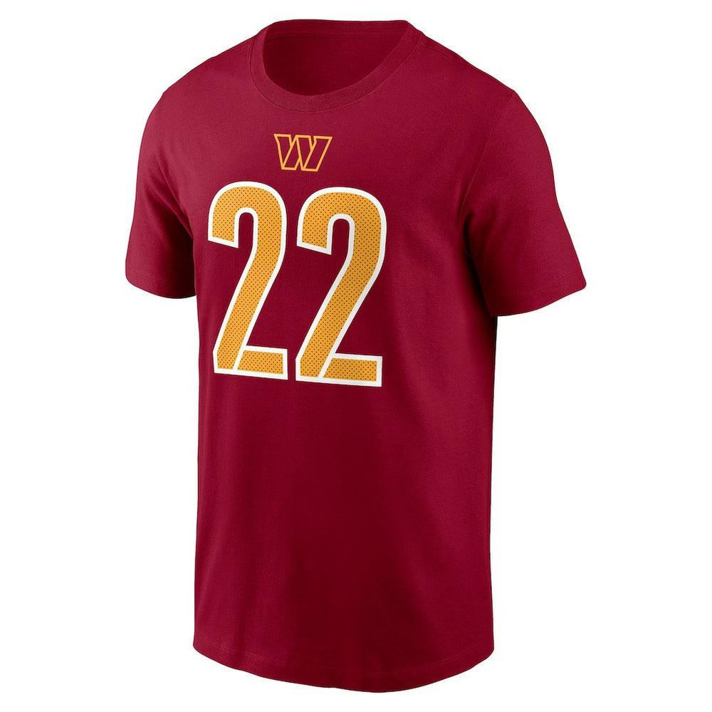 Nike Jacory Croskey-Merritt Washington Commanders Player Name & Number T-Shirt Burgundy