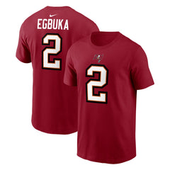 Nike Emeka Egbuka Tampa Bay Buccaneers Player Name & Number T-Shirt Red