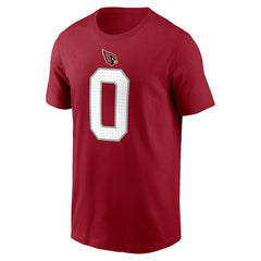 Nike Will Johnson Arizona Cardinals Player Name & Number T-Shirt Cardinal
