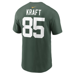 Nike Tucker Kraft Green Bay Packers Player Name & Number T-Shirt Green