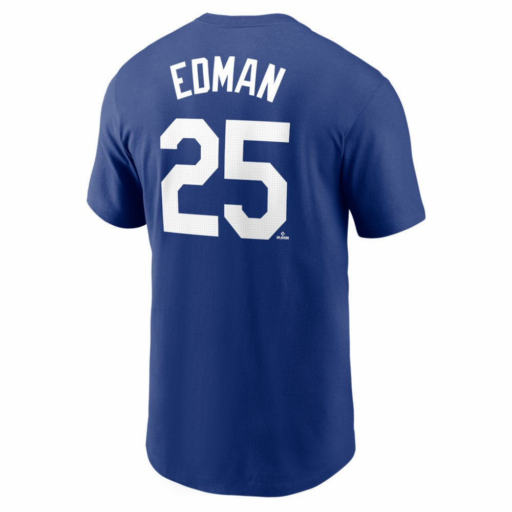 Tommy Edman Los Angeles Dodgers Nike 2025 World Series Champions Name & Number T-Shirt - Royal - Nike Online