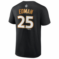 Tommy Edman Los Angeles Dodgers Fanatics 2025 World Series Champions Name & Number T-Shirt - Black - Fanatics Sale