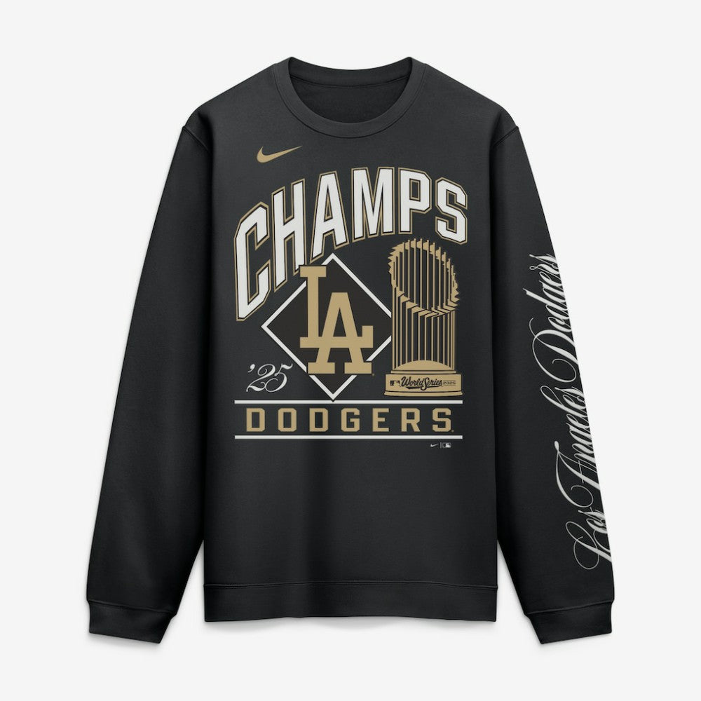 Los Angeles Dodgers Nike 2026 Gold Collection Fleece Pullover - Black - Nike Sale
