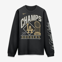 Los Angeles Dodgers Nike 2026 Gold Collection Fleece Pullover - Black - Nike Sale