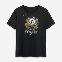 Los Angeles Dodgers Nike Women's 2026 Gold Collection Graphic T-Shirt - Black - Nike on Sale