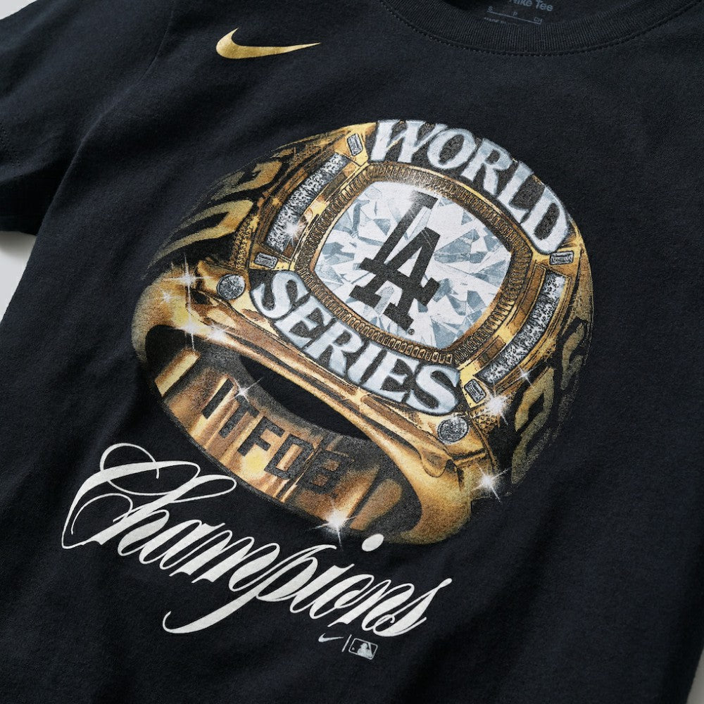 Los Angeles Dodgers Nike Women's 2026 Gold Collection Graphic T-Shirt - Black - Nike on Sale