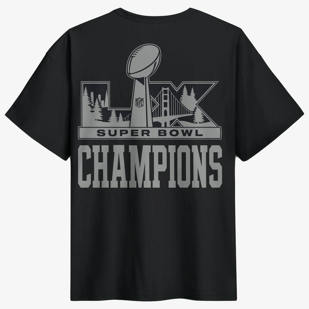 Nike Seattle Seahawks Super Bowl LX Champions Locker Room Trophy Collection Authentic T-Shirt Black