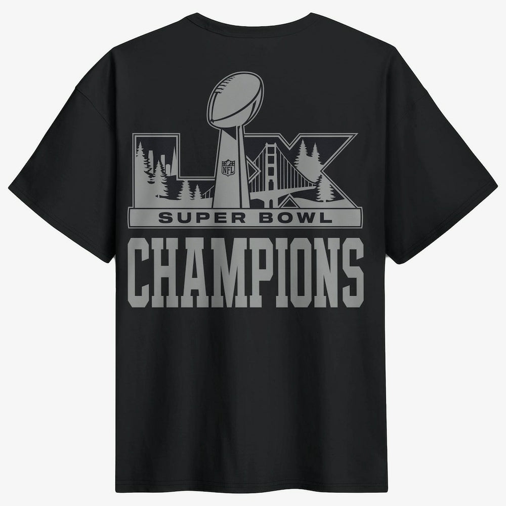 Nike Seattle Seahawks Super Bowl LX Champions Locker Room Trophy Collection Authentic T-Shirt Black