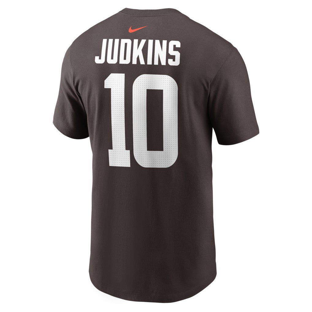 Nike Quinshon Judkins Cleveland Browns Name & Number T-Shirt Brown