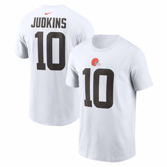 Nike Quinshon Judkins Cleveland Browns Name & Number T-Shirt White