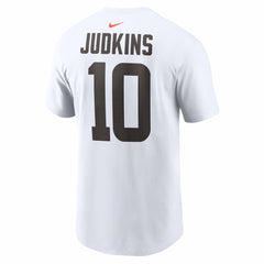 Nike Quinshon Judkins Cleveland Browns Name & Number T-Shirt White