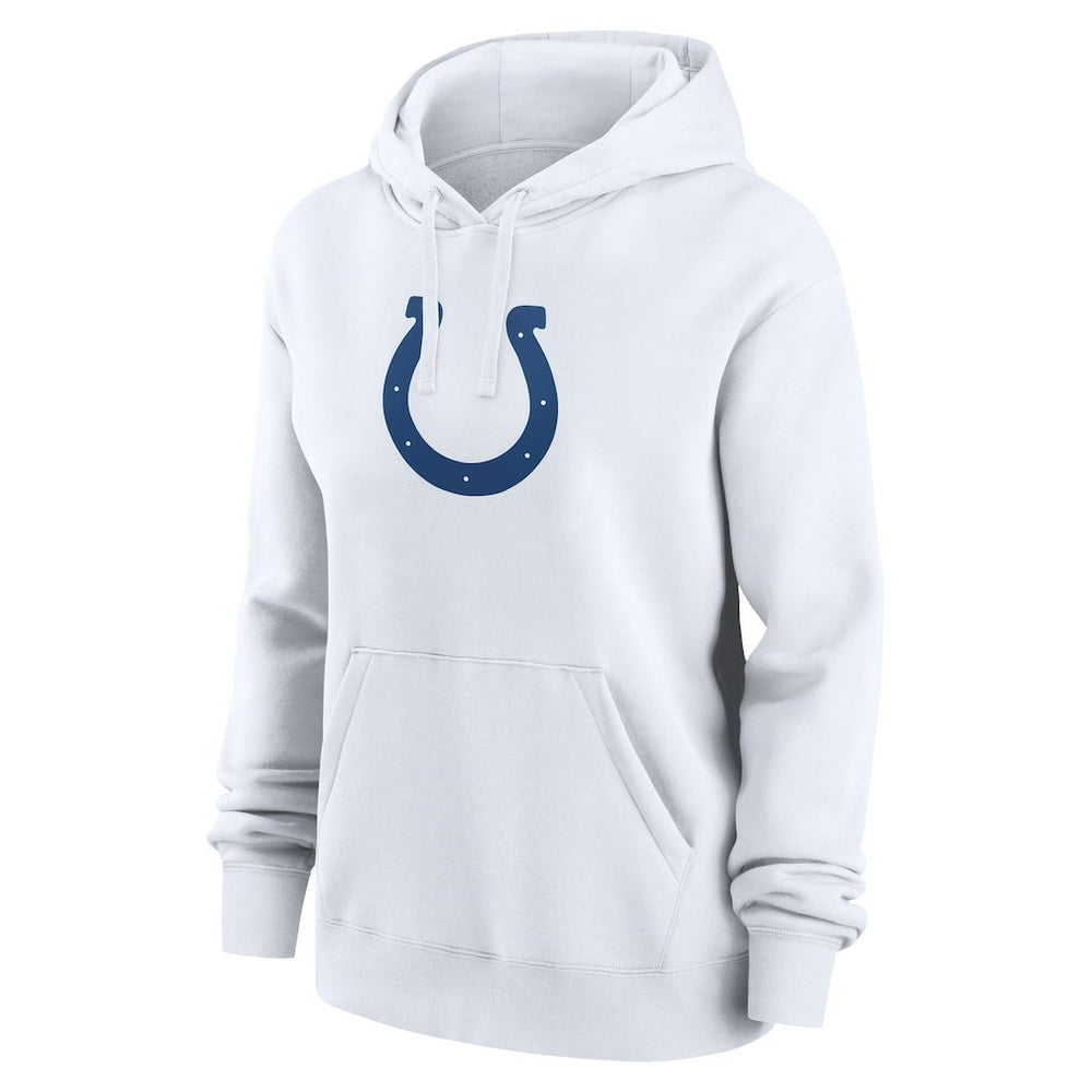 Nike Daniel Jones Indianapolis Colts Women's Player Name & Number Fleece Hoodie White