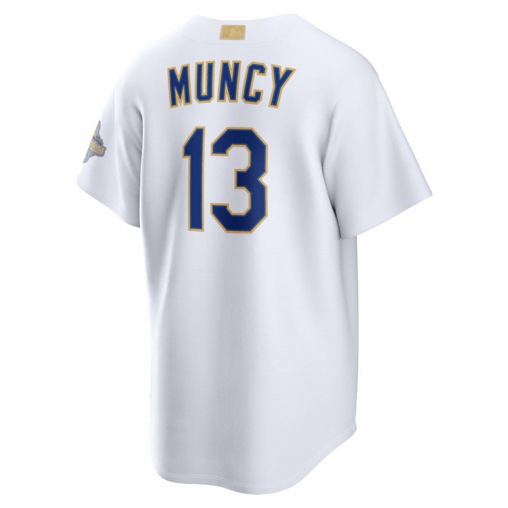 Max Muncy Los Angeles Dodgers Nike 2026 Gold Collection Stadium Jersey - White - Nike Discount