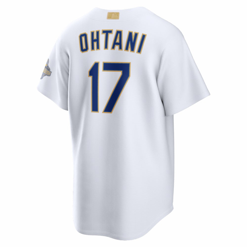 Shohei Ohtani Los Angeles Dodgers Nike 2026 Gold Collection Stadium Jersey - White - Nike on Sale