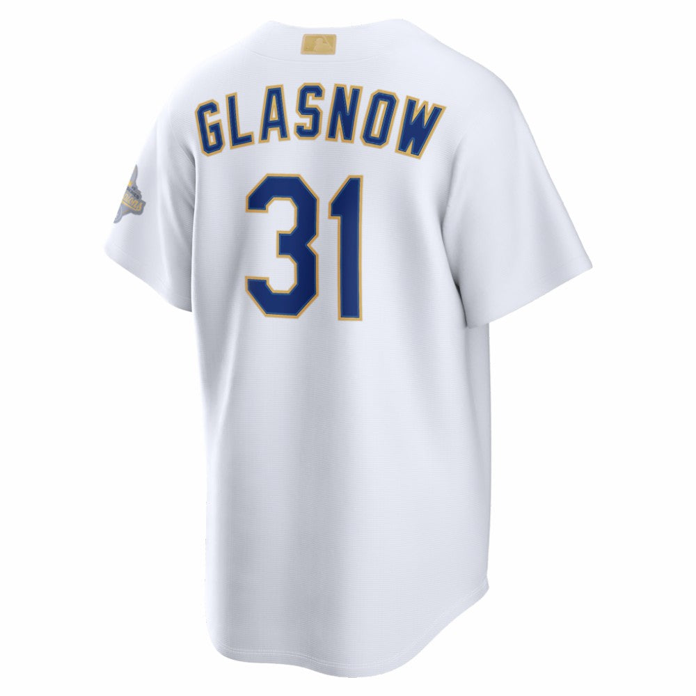 Tyler Glasnow Los Angeles Dodgers Nike 2026 Gold Collection Stadium Jersey - White - Nike Discount