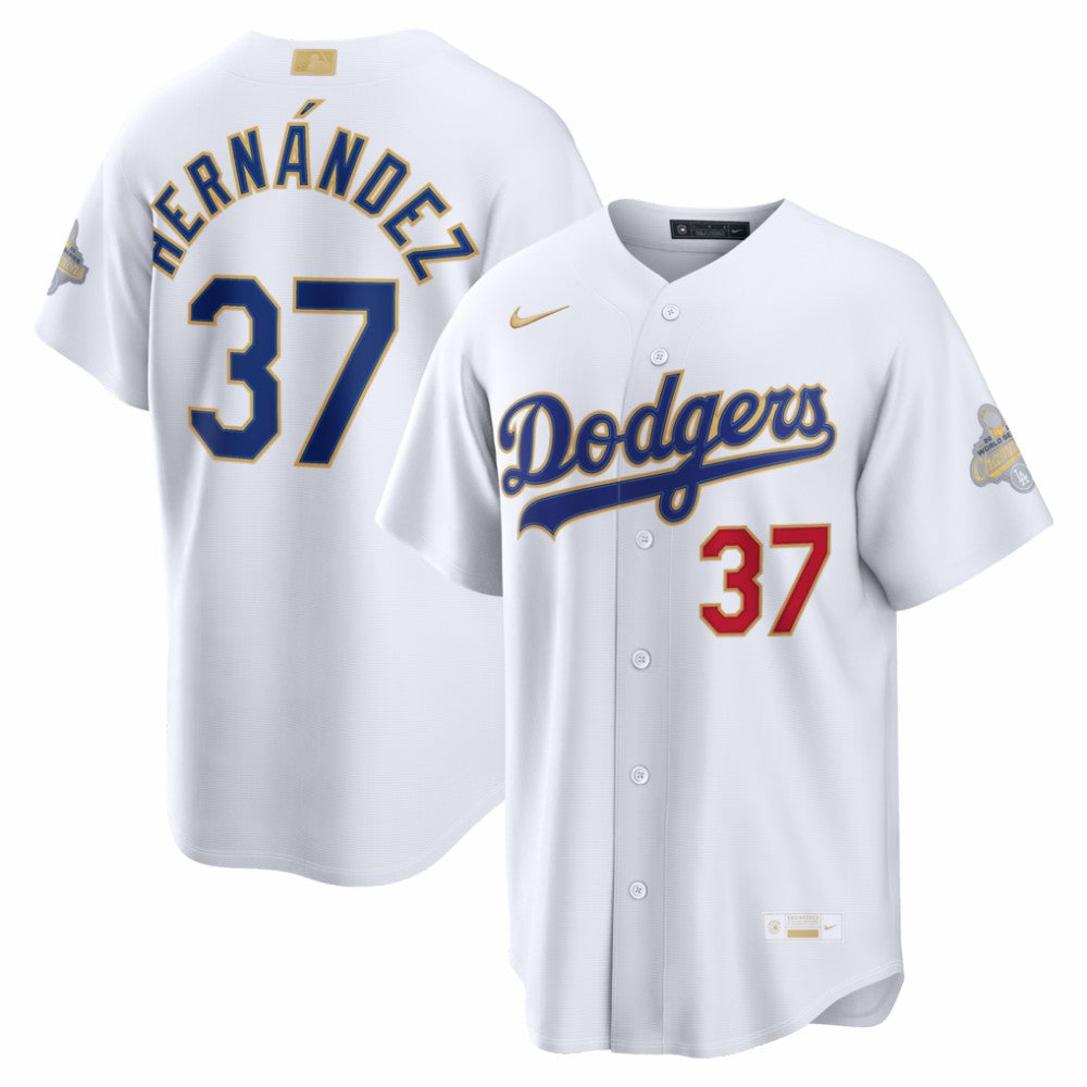 Teoscar Hernández Los Angeles Dodgers Nike 2026 Gold Collection Stadium Jersey - White - Nike Online