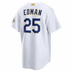 Tommy Edman Los Angeles Dodgers Nike 2026 Gold Collection Stadium Jersey - White - Nike Lifestyle