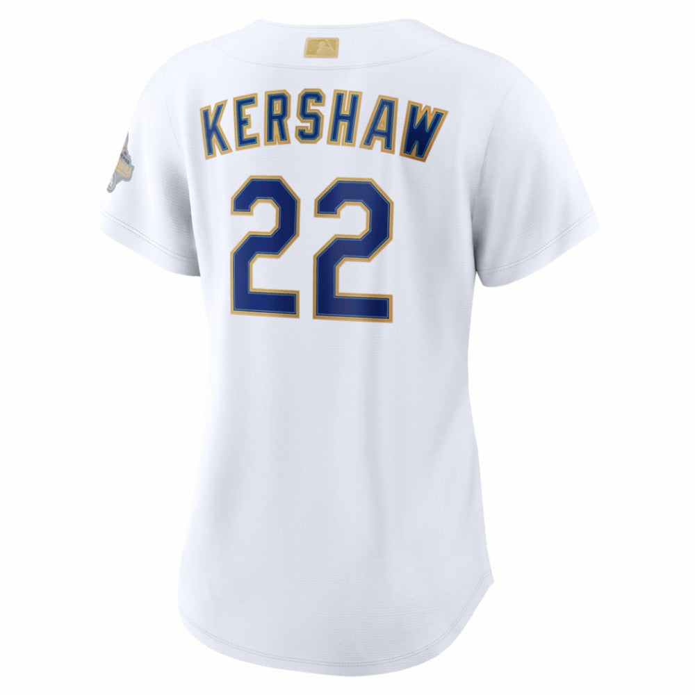 Clayton Kershaw Los Angeles Dodgers Nike Women's 2026 Gold Collection Stadium Jersey - White - Nike Discount