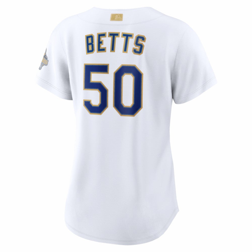 Mookie Betts Los Angeles Dodgers Nike Women's 2026 Gold Collection Stadium Jersey - White - Nike on Sale