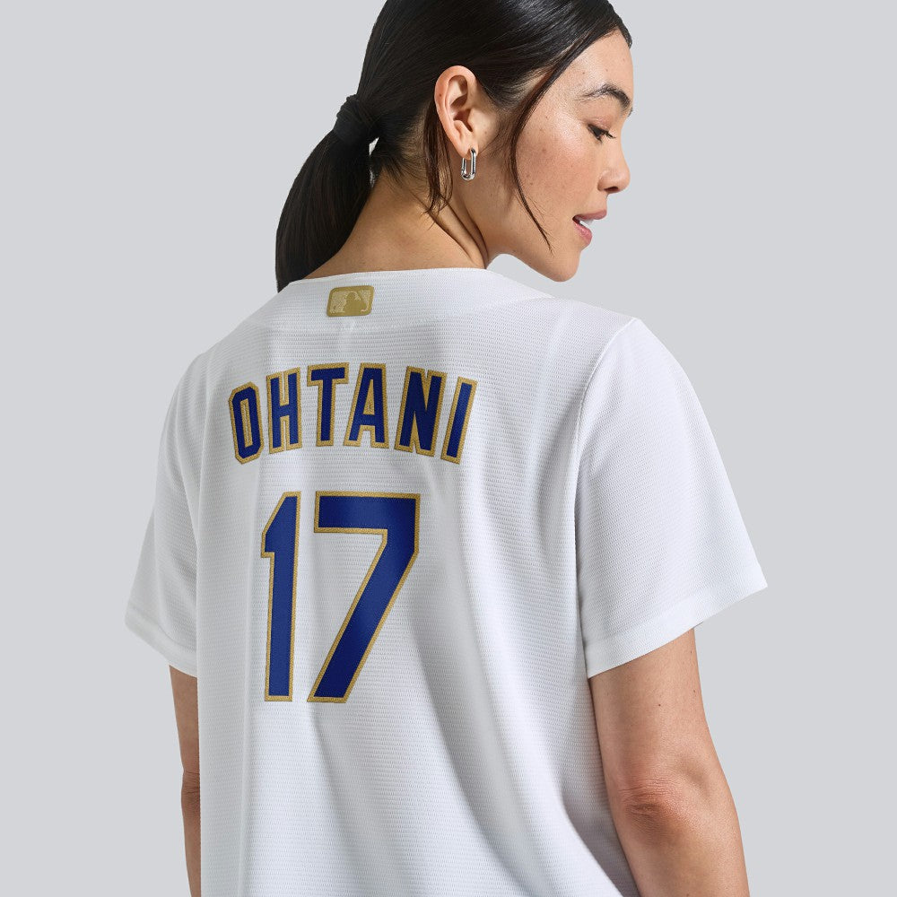 Shohei Ohtani Los Angeles Dodgers Nike Women's 2026 Gold Collection Stadium Jersey - White - Nike Discount