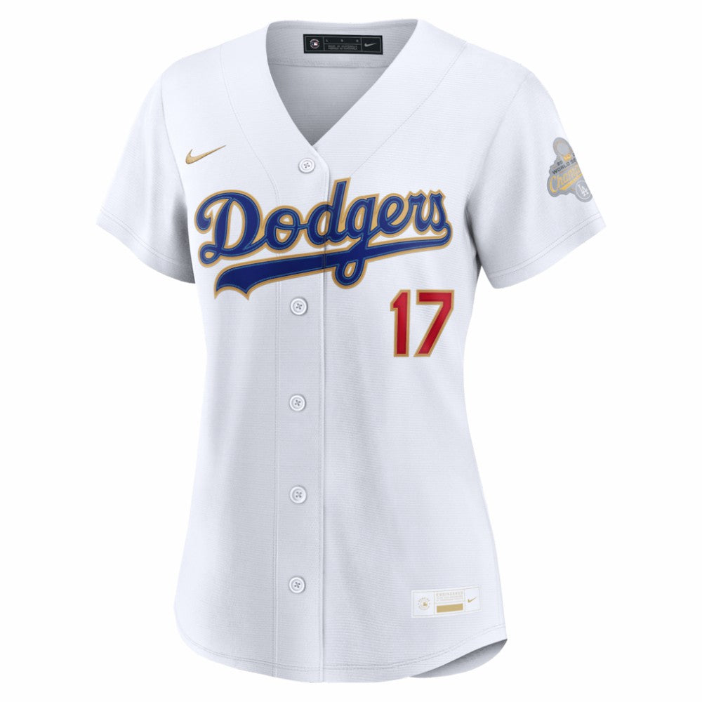 Shohei Ohtani Los Angeles Dodgers Nike Women's 2026 Gold Collection Stadium Jersey - White - Nike Discount