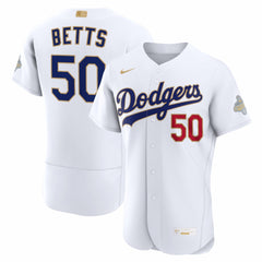 Mookie Betts Los Angeles Dodgers Nike 2026 Gold Collection Authentic Jersey - White - Nike Discount