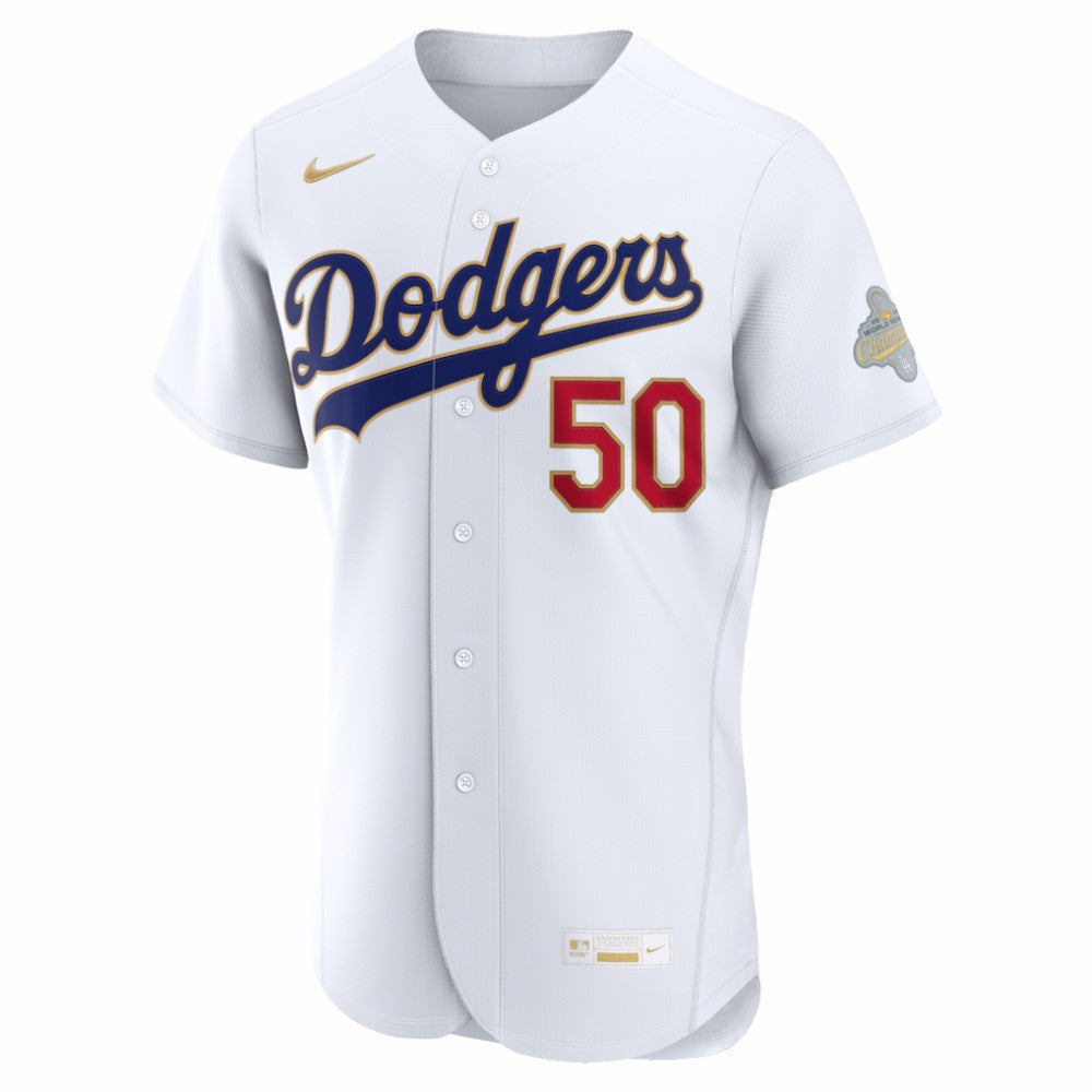 Mookie Betts Los Angeles Dodgers Nike 2026 Gold Collection Authentic Jersey - White - Nike Discount