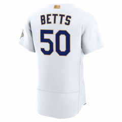 Mookie Betts Los Angeles Dodgers Nike 2026 Gold Collection Authentic Jersey - White - Nike Discount