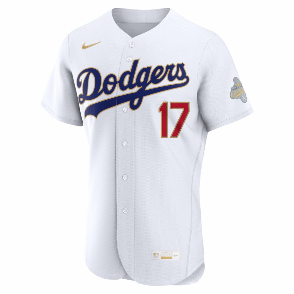 Shohei Ohtani Los Angeles Dodgers Nike 2026 Gold Collection Authentic Jersey - White - Nike on Sale