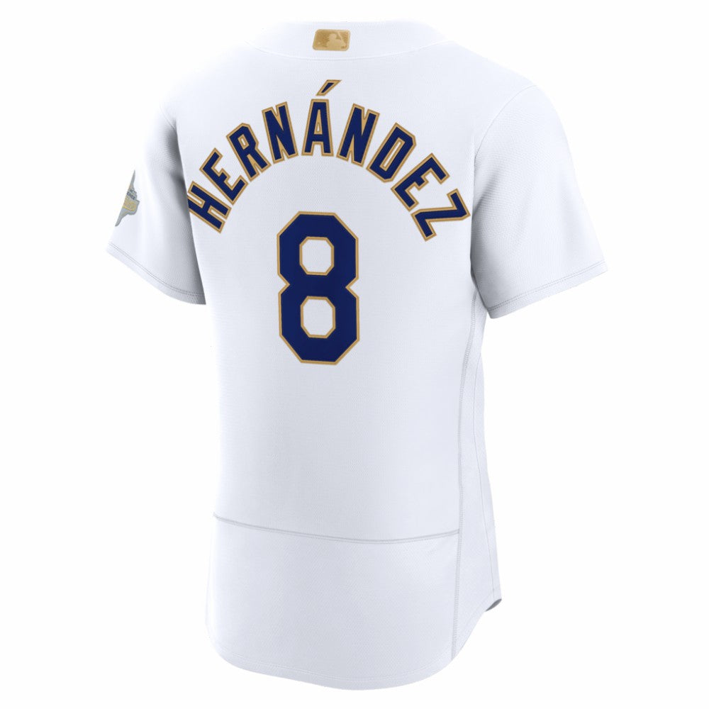 Enrique Hernández Los Angeles Dodgers Nike 2026 Gold Collection Authentic Jersey - White - Nike Sale