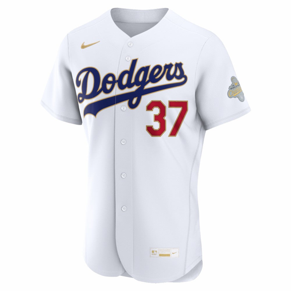 Teoscar Hernández Los Angeles Dodgers Nike 2026 Gold Collection Authentic Jersey - White - Nike on Sale