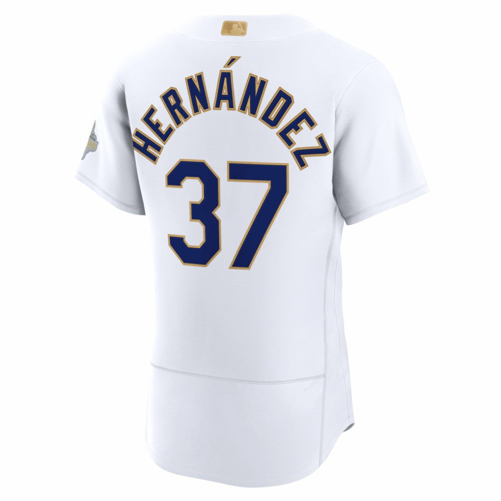 Teoscar Hernández Los Angeles Dodgers Nike 2026 Gold Collection Authentic Jersey - White - Nike on Sale