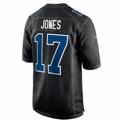 Nike Daniel Jones Indianapolis Colts Fashion Game Jersey Carbon Black