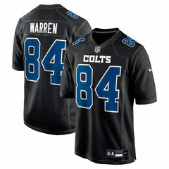 Nike Tyler Warren Indianapolis Colts Fashion Game Jersey Carbon Black