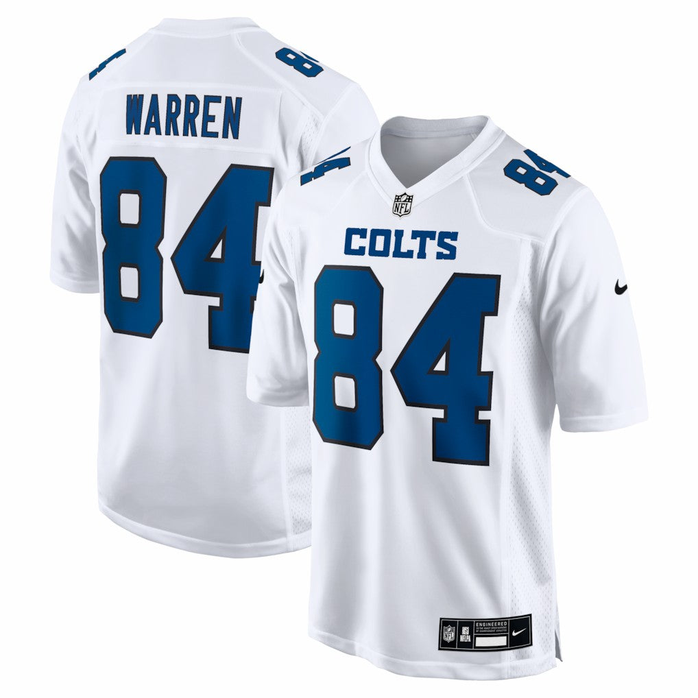 Nike Tyler Warren Indianapolis Colts Fashion Game Jersey Tundra White