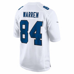 Nike Tyler Warren Indianapolis Colts Fashion Game Jersey Tundra White