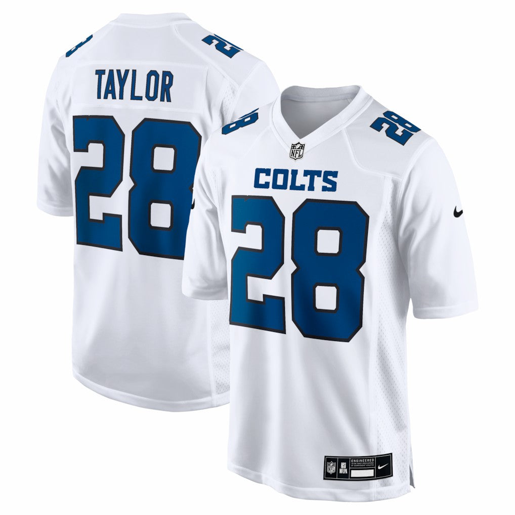 Nike Jonathan Taylor Indianapolis Colts Fashion Game Jersey Tundra White