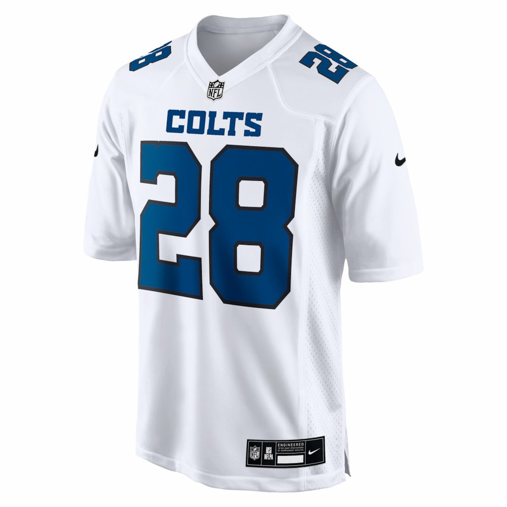 Nike Jonathan Taylor Indianapolis Colts Fashion Game Jersey Tundra White
