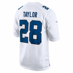 Nike Jonathan Taylor Indianapolis Colts Fashion Game Jersey Tundra White