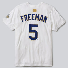 Freddie Freeman Los Angeles Dodgers Nike 2026 Gold Collection Name & Number T-Shirt - White - Nike Online