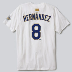 Enrique Hernández Los Angeles Dodgers Nike 2026 Gold Collection Name & Number T-Shirt - White - Nike on Sale