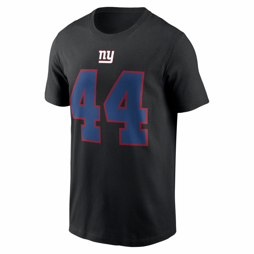 Nike Cam Skattebo New York Giants Name & Number T-Shirt Black