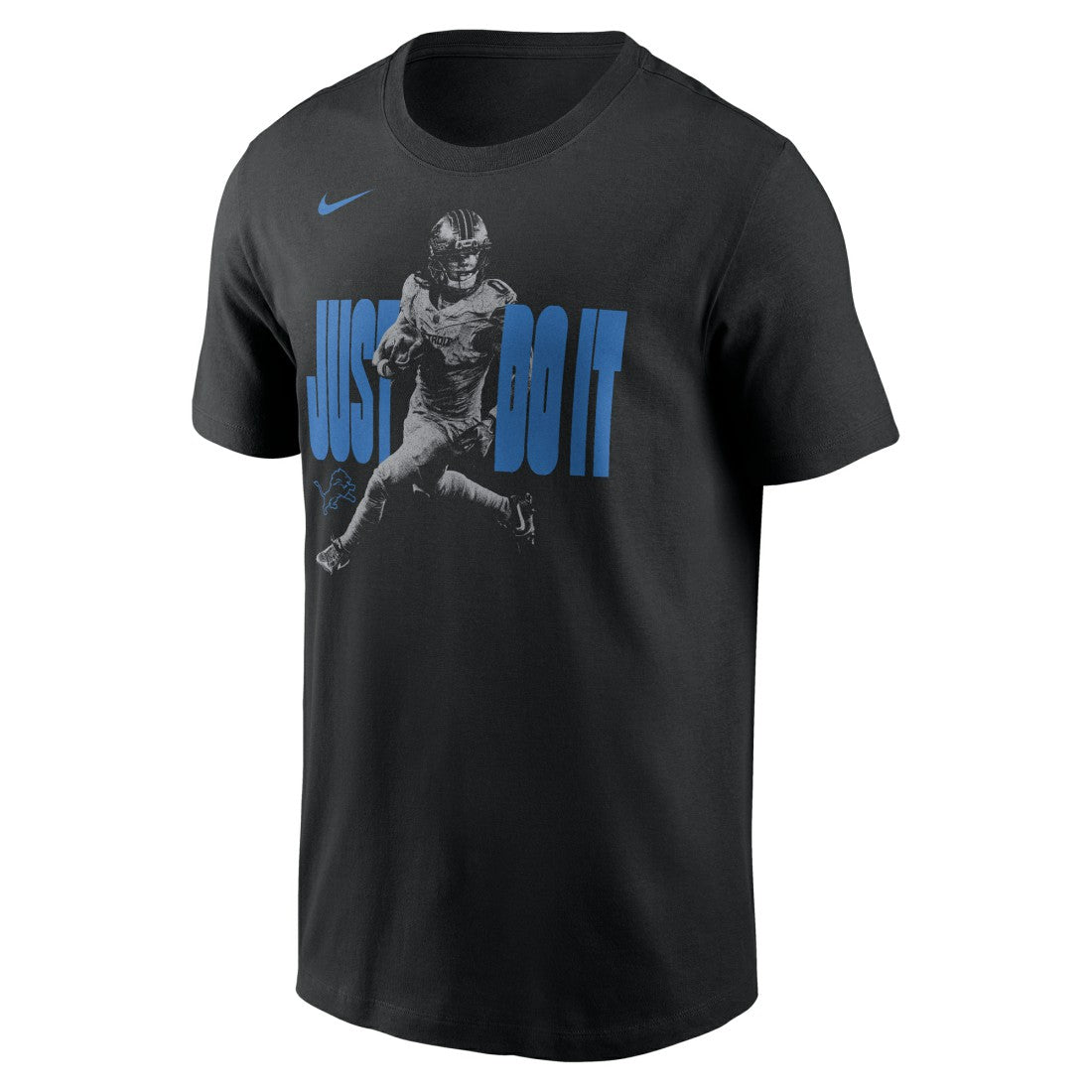 Nike Jahmyr Gibbs Detroit Lions Just Do It T-Shirt Black