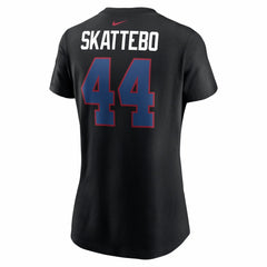 Nike Cam Skattebo New York Giants Women's Name & Number T-Shirt Black