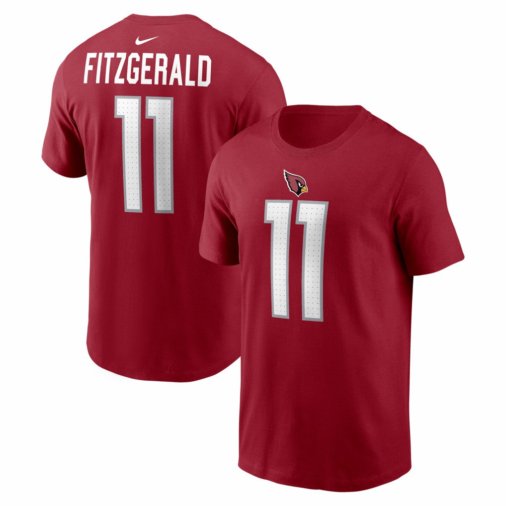 Nike Larry Fitzgerald Arizona Cardinals Retired Player Name & Number T-Shirt Cardinal