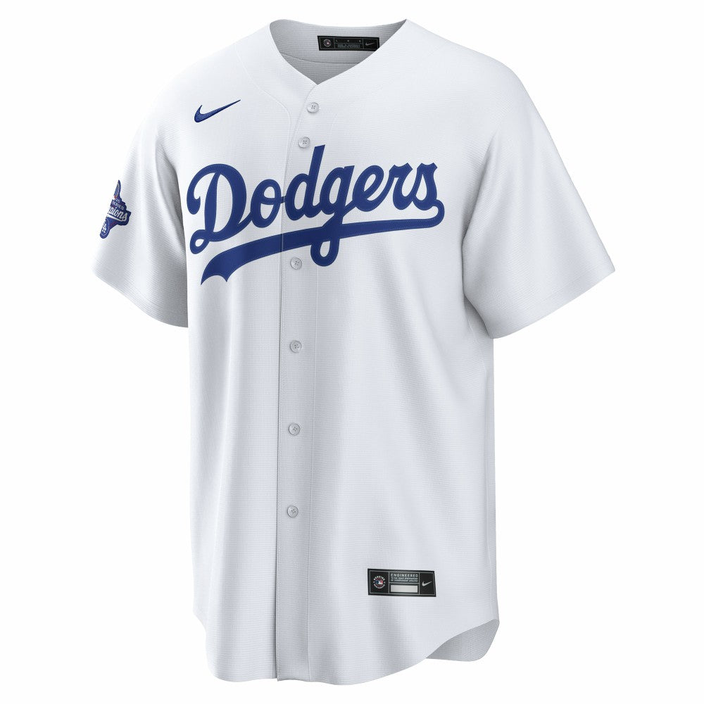 Clayton Kershaw Los Angeles Dodgers Nike Home 2025 World Series Champions Replica Jersey - White - Nike Discount