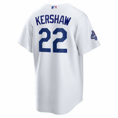Clayton Kershaw Los Angeles Dodgers Nike Home 2025 World Series Champions Replica Jersey - White - Nike Discount