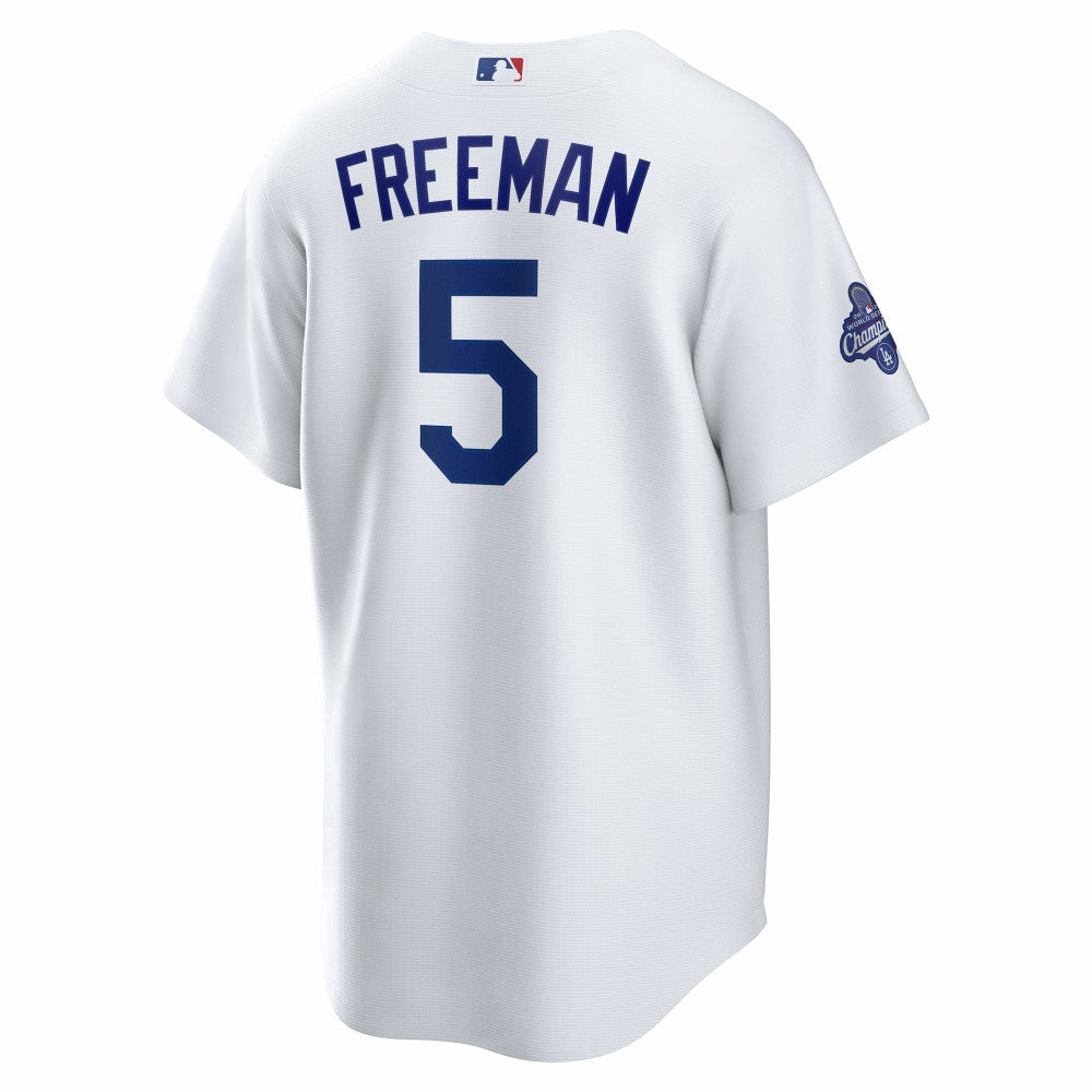 Freddie Freeman Los Angeles Dodgers Nike Home 2025 World Series Champions Replica Jersey - White - Nike on Sale