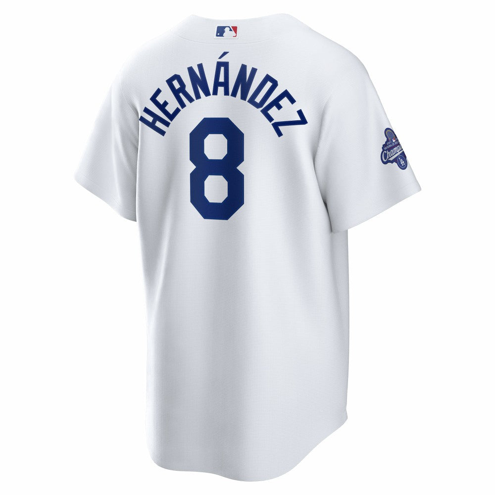 Enrique Hernández Los Angeles Dodgers Nike Home 2025 World Series Champions Replica Jersey - White - Nike on Sale