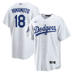Yoshinobu Yamamoto Los Angeles Dodgers Nike 2025 World Series Champions Home Replica Jersey - White - Nike Discount